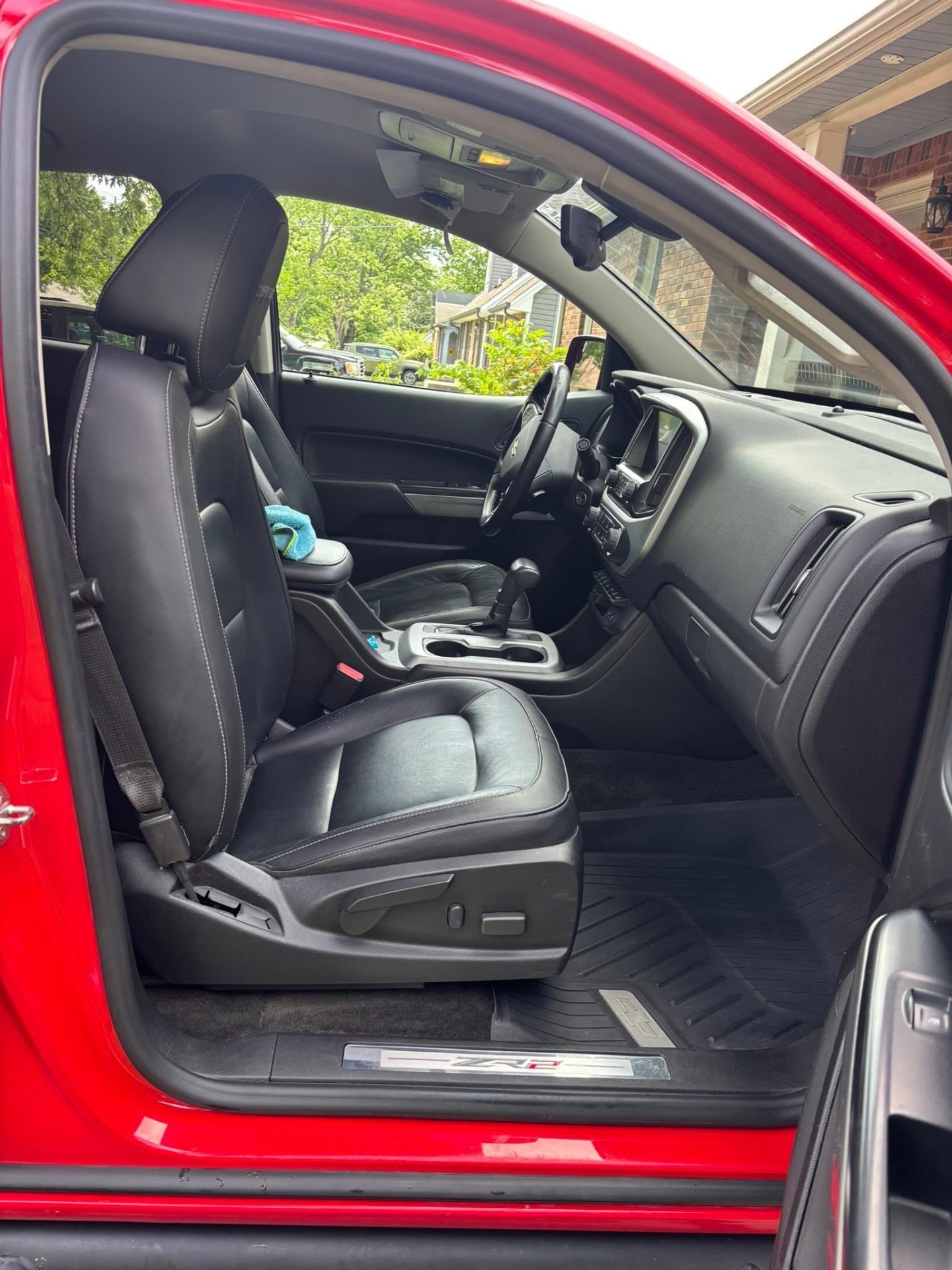 Truck front cabin after detailing